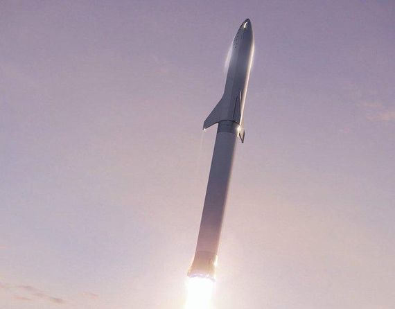 Starship渲染图（图自：SpaceX，via CNET）
